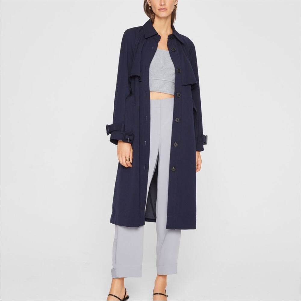 Like new Navy blue Club Monaco pea coat